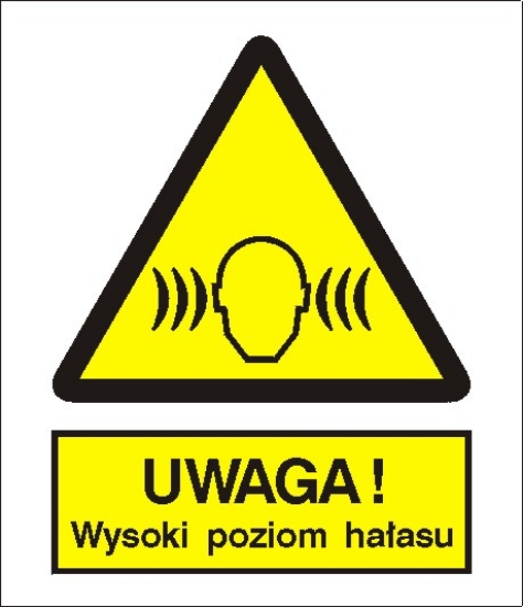 Ostrzeżenie przed wysokim poziomem hałasu